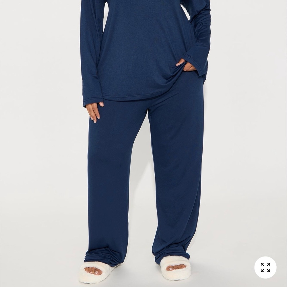 Fashion Nova Deep Blue Lounge Set